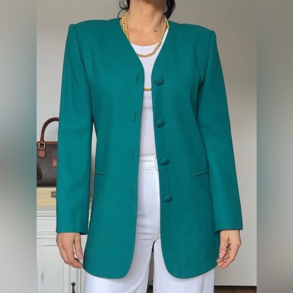 Vintage Braemar by Jeremy Scott Teal Green Balzer